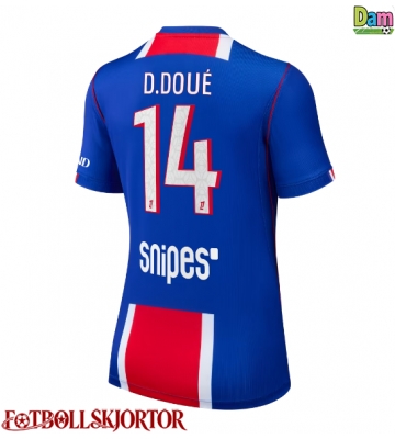 Paris Saint-Germain Desire Doue #14 Hemmatröja Dam 2026-27 Kortärmad